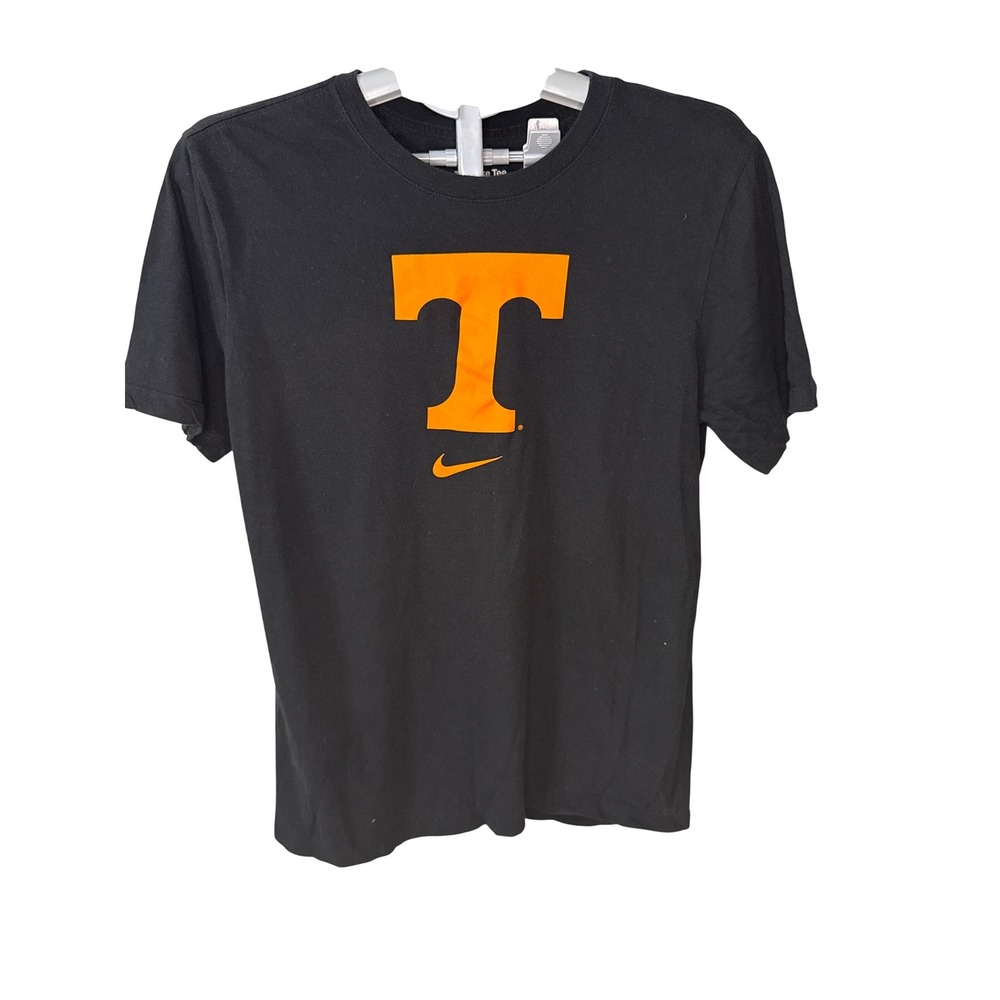 Nike Tennessee Volunteers Vols T-Shirt Mens Medium Black Orange Graphic Tee